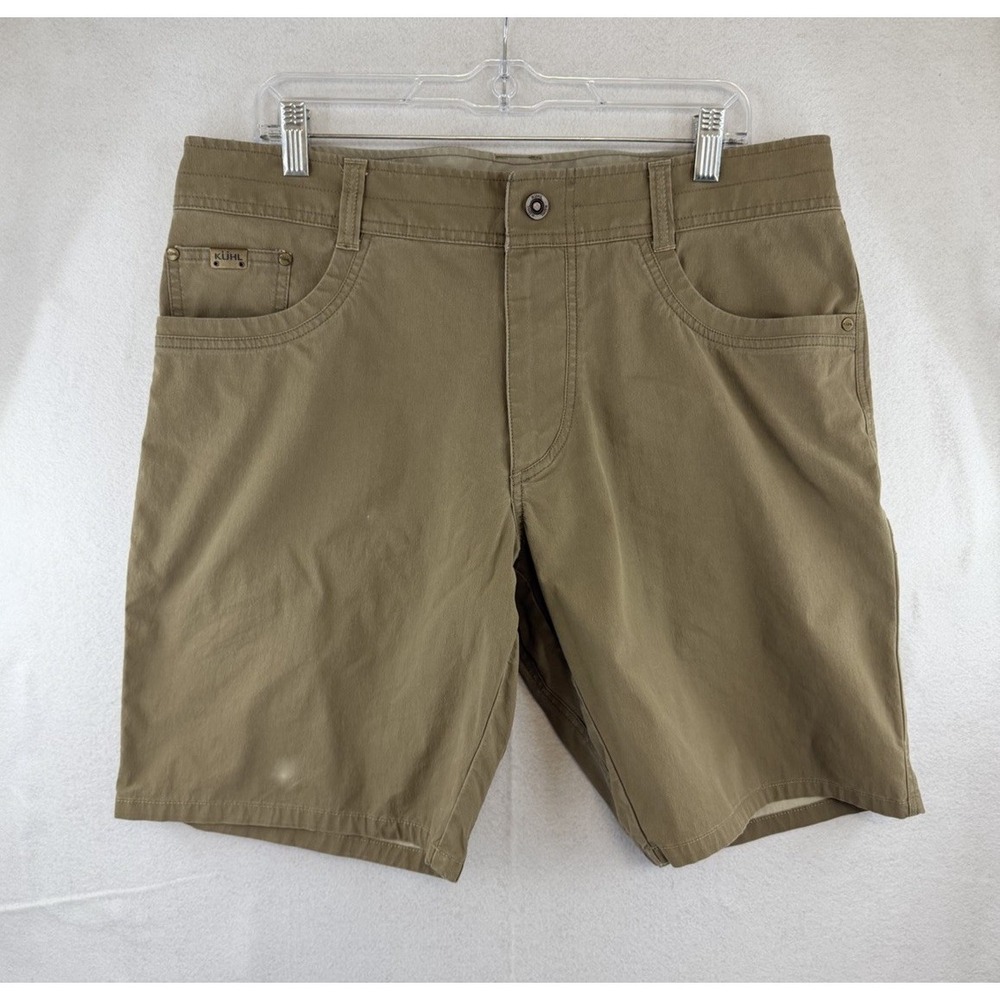 Kuhl Shorts Men's 36 Patina Dye Hiking Outdoor Camping Utility Performance, Flaw